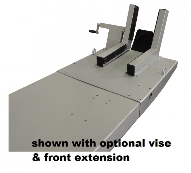 optional Front Extension and Vise 
