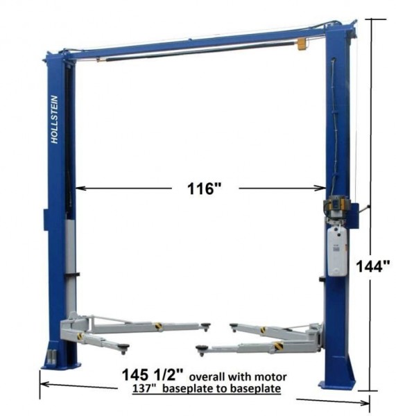 Hollstein 11000 Premium 2 Post Lift