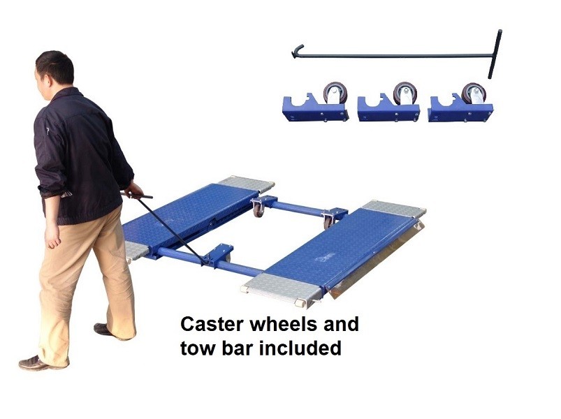 Caster wheels and tow bar included 600x800