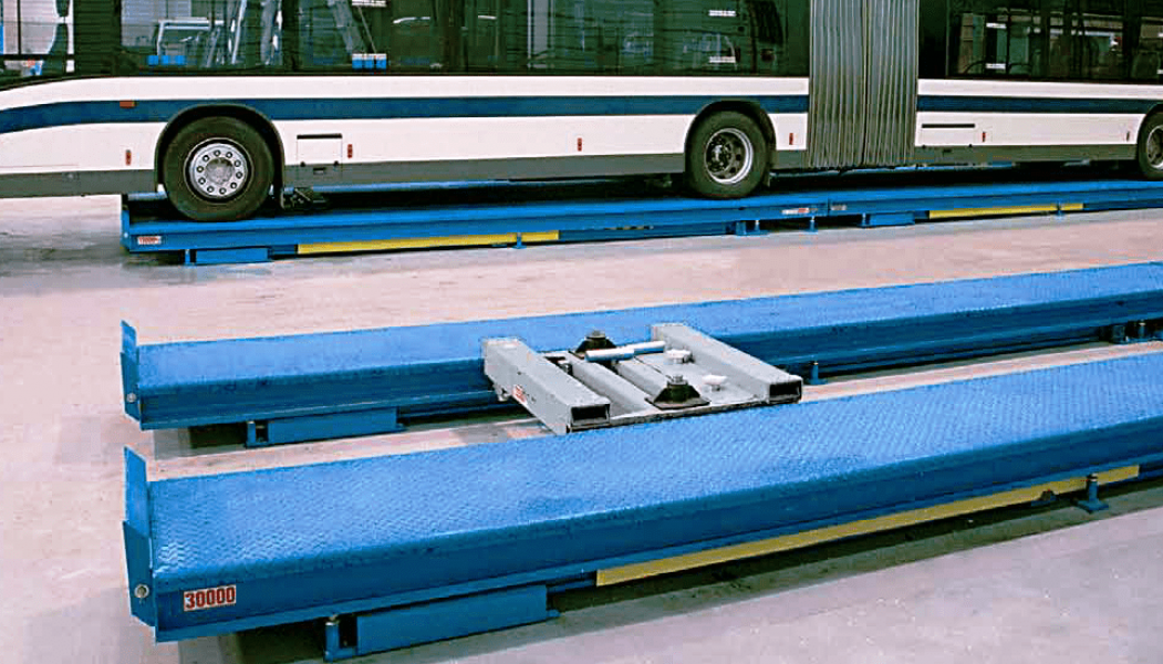 RAV Super Scissors Lifts with capacities from 20,000lbs thru 125,000lbs.