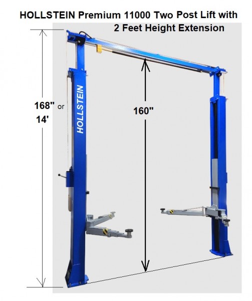 Height extension kit Hollstein Premium 11000 2 post 6