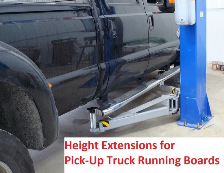 Running Boards require Height Extensions