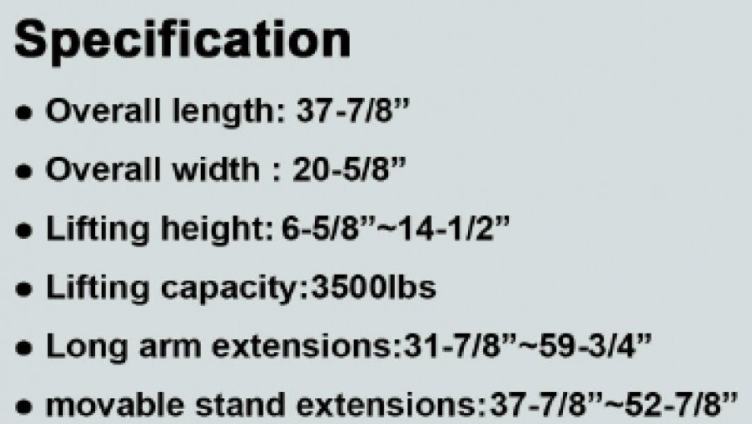 Hollstein Rolling Jack 3500 spec c